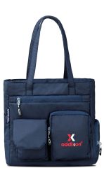 addixon Double Pocket Handbag for Women: Stylish, Ideal Companion for Work, Shopping, Travel, and Everyday Use. Durable Polyester Material, Spacious 10-liter Capacity, 6 Pockets.