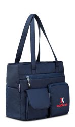 addixon Double Pocket Handbag for Women: Stylish, Ideal Companion for Work, Shopping, Travel, and Everyday Use. Durable Polyester Material, Spacious 10-liter Capacity, 6 Pockets. - Image 2