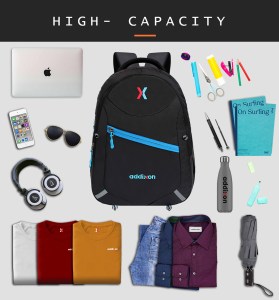 addixon 30 L Laptop Office/School/Travel/Business Backpack Water Proof - Fits Up to 17 Inch Laptop Notebook, Inside Organiser and 1 Year Warranty - Image 6