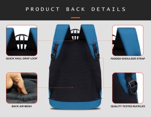 addixon 30 L Laptop Office/School/Travel/Business Backpack Water Proof - Fits Up to 17 Inch Laptop Notebook, Inside Organiser and 1 Year Warranty - Image 29