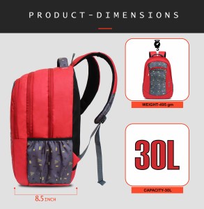 addixon Medium 30 L Laptop Backpack Backpack Spacious Quality Bag for Office School College Casual & Travel - Image 3