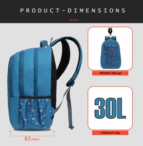 addixon Medium 30 L Laptop Backpack Backpack Spacious Quality Bag for Office School College Casual & Travel - Image 9