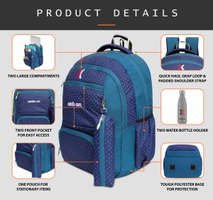 addixon Medium 20 L Laptop Backpack Spacy Unisex Backpack School College & Casual Bag - Image 6