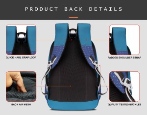 addixon Medium 20 L Laptop Backpack Spacy Unisex Backpack School College & Casual Bag - Image 5