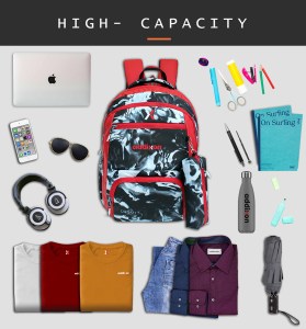 addixon Medium 20 L Laptop Backpack Spacy Unisex Backpack School College & Casual Bag - Image 3