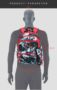 addixon Medium 20 L Laptop Backpack Spacy Unisex Backpack School College & Casual Bag - Image 2